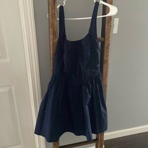 Abercrombie Corset/ high-low Navy Dress